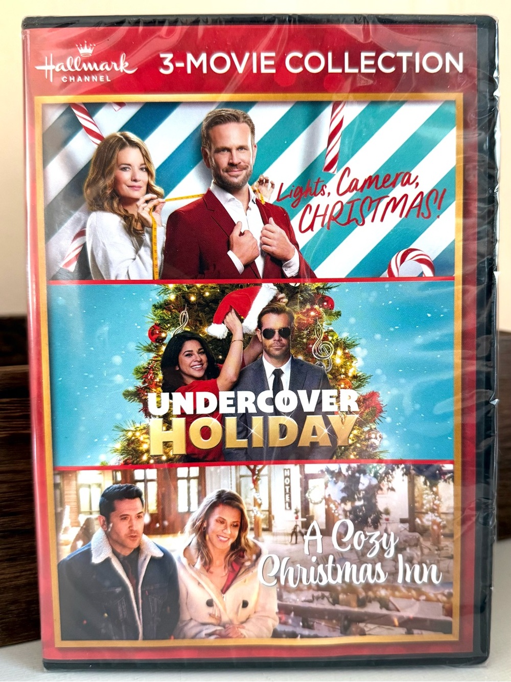 HALLMARK A COZY CHRISTMAS INN-UNDERCOVER HOLIDAY-LIGHTS, CAMERA, CHRISTMAS! DVD